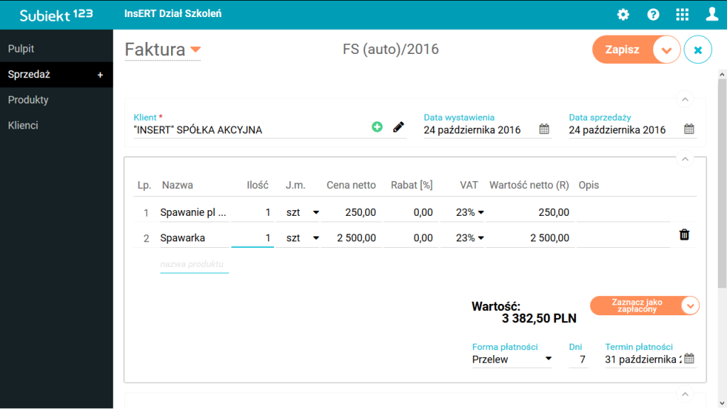 subiekt 123 dla biur rachunkowych dsgcentrum