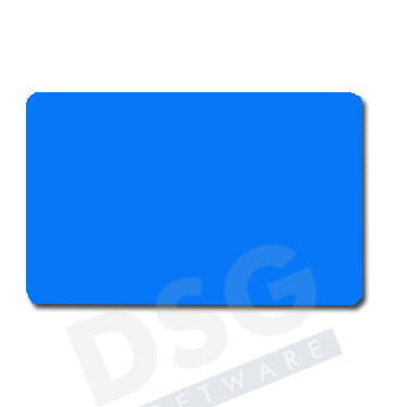 Karta PVC kolorowa 30 mil niebieska (104523-134)