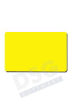 Karta PVC kolorowa 30 mil żółta