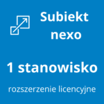 Subiekt nexo rozszerzenie o następne 1 stanowisko