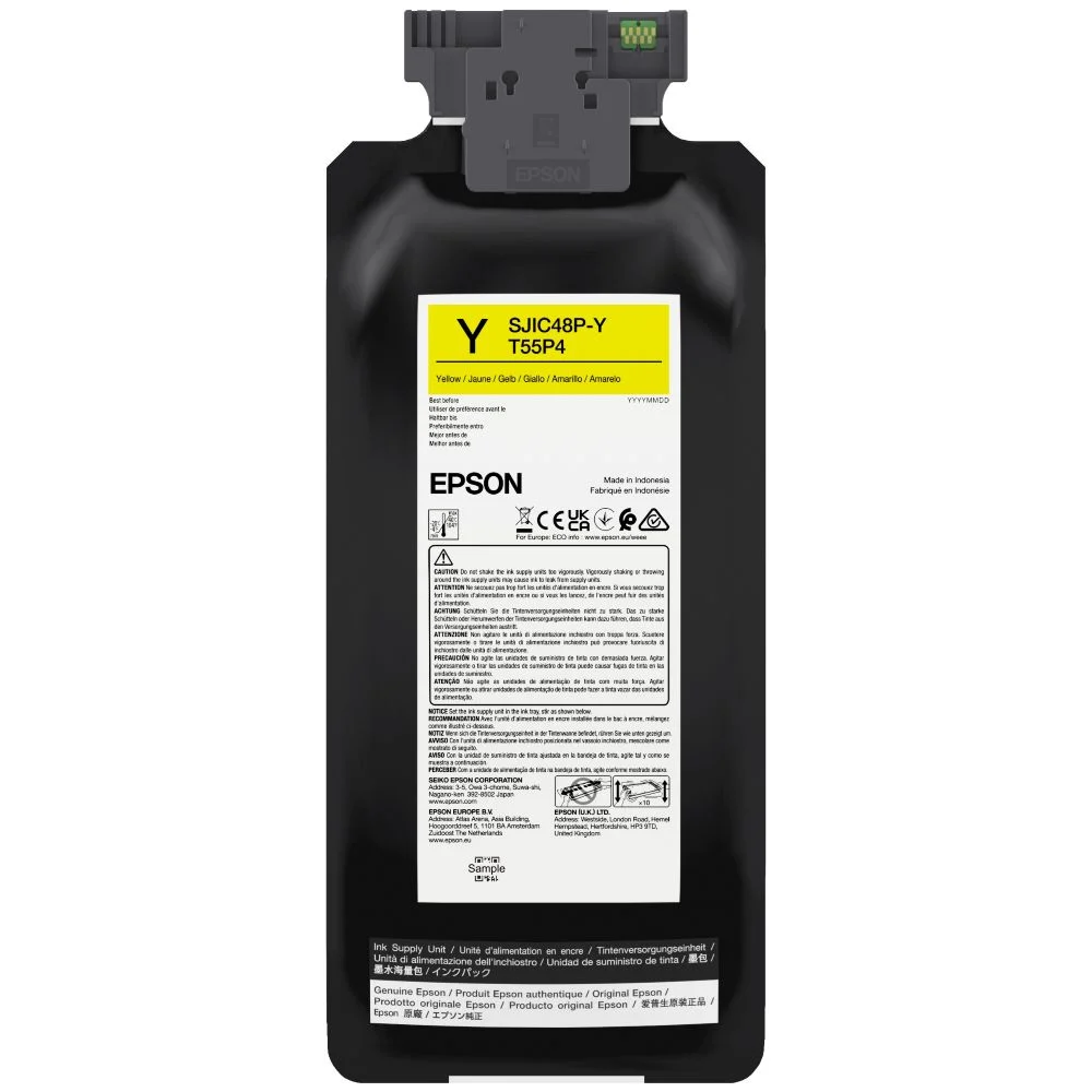 Tusz Cardridge do Epson ColorWorks CW-C8000e YELLOW (SJIC48P-Y) (C13T55P440)