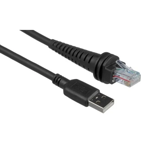 Przemysłowy kabel USB do czytników Honeywell czarny 3m prosty (CBL-500-300-S00-01)
