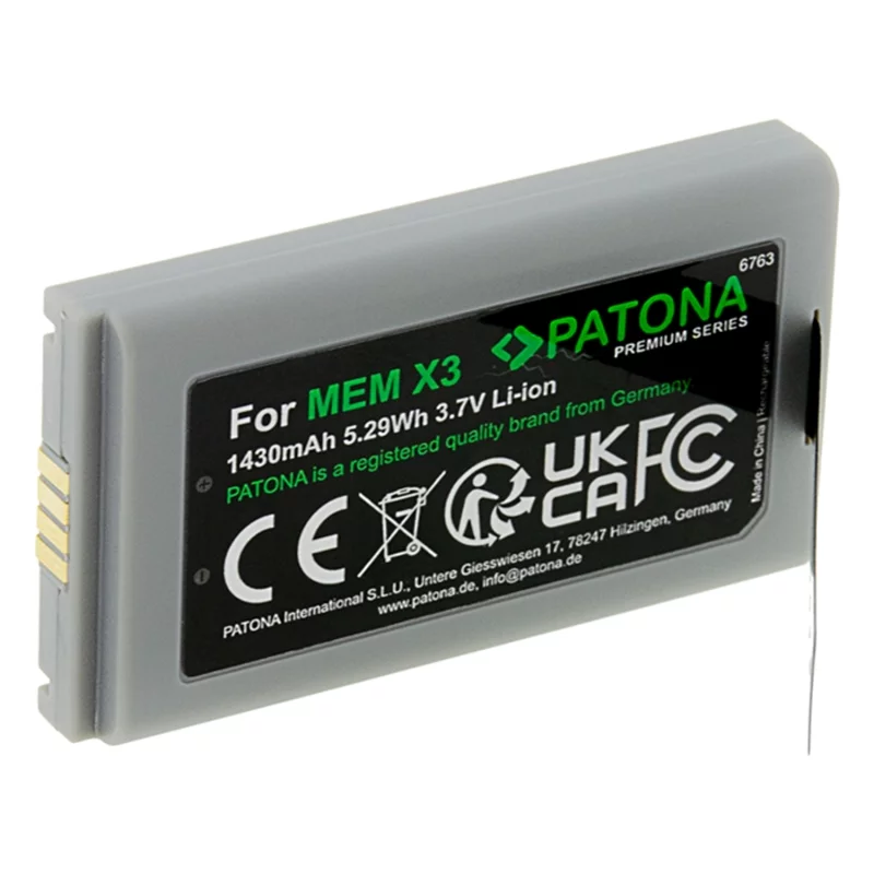 PATONA Premium Bateria do Datalogic CVR2 Memor X3 11300794 3H21-00000370 94ACC0083 94ACC1368 BP08-000600