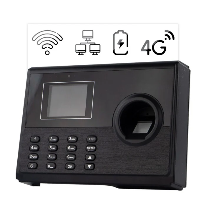 Rejestrator czasu pracy TimeLok-400NWEPBI4G z RFID, PIN, kontrolą dostępu i modemem 4G – mobilna ewidencja bez ograniczeń