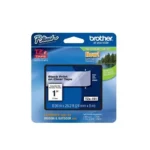 Taśma laminowana 24 mm TZE151 czarne na przezroczystym do drukarek Brother