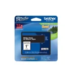 Taśma laminowana 24 mm TZE355 białe na czarnym do drukarek Brother