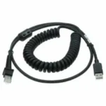 Datalogic kabel USB spiralny 2,4 m (90A052285) – czarny przewód połączeniowy