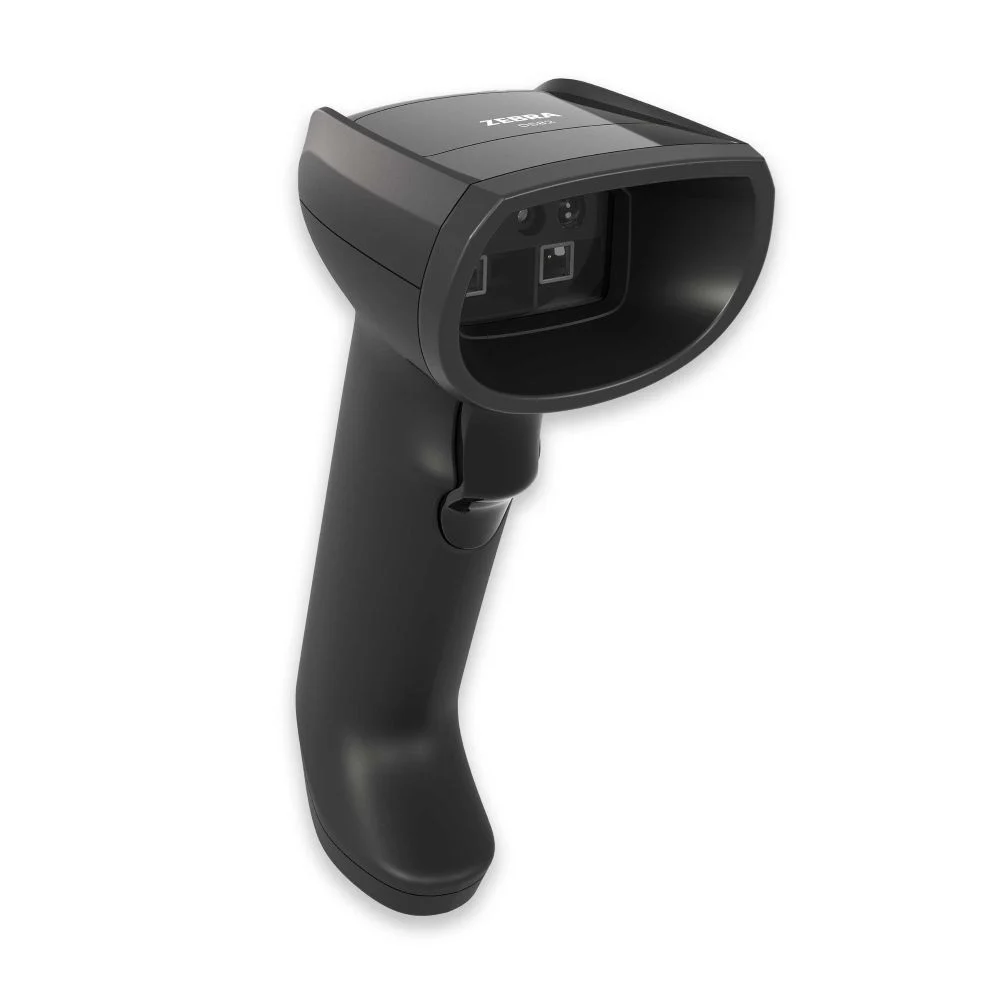 Czytnik kodów Zebra DS8208 z przodu – skaner 1D/2D do stanowisk POS