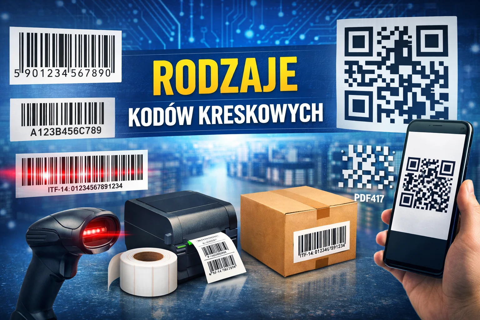 rodzaje kodów kreskowych