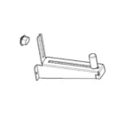 Uchwyt rdzenia 1” do Zebra ZT410 ZT411 – Core Media Hanger (P1058930-086) Uchwyt rdzenia 1” do Zebra ZT410 / ZT411 – Core Media Hanger (P1058930-086)