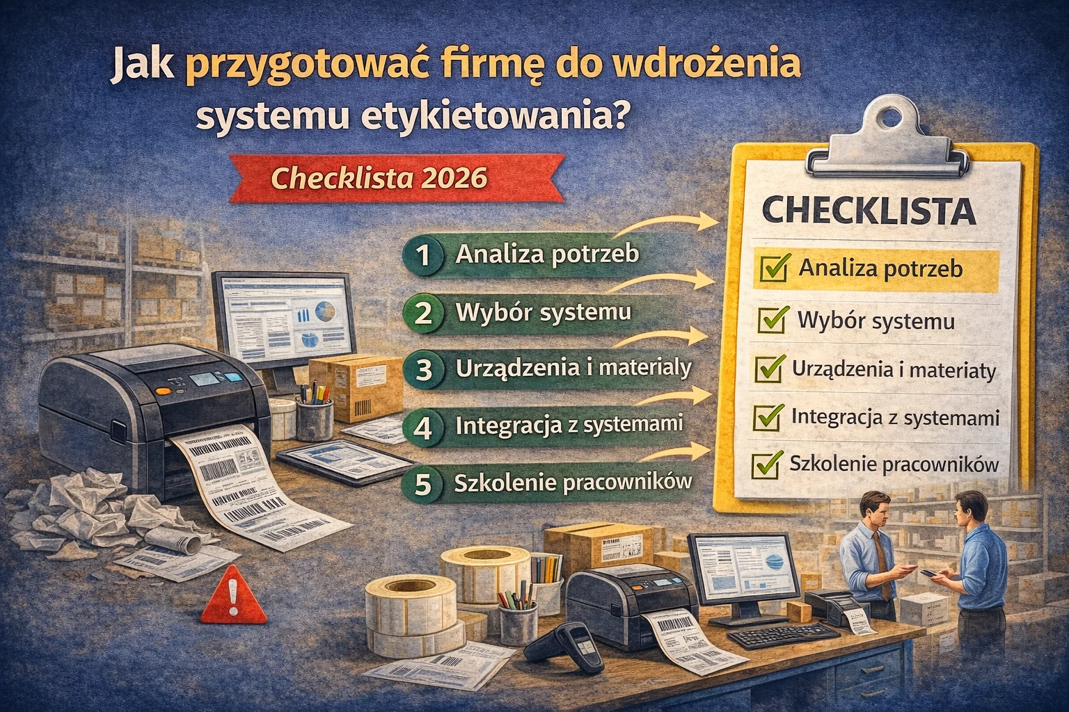 Jak przygotować firmę do wdrożenia systemu etykietowania – drukarka do etykiet, integracja systemów i checklista 2026