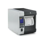 Zebra ZT620 – przemysłowa drukarka etykiet klasy heavy-duty left front with label