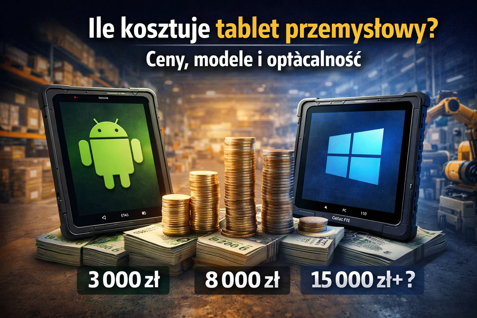 Ile kosztuje tablet przemysłowy – ceny modeli do magazynu i produkcji