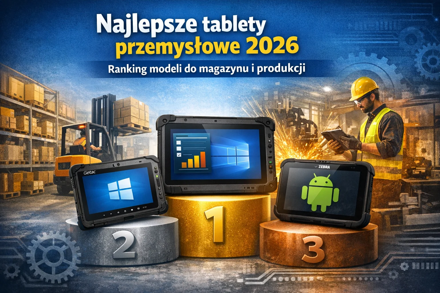 Najlepsze tablety przemysłowe 2026 – ranking modeli do magazynu i produkcji